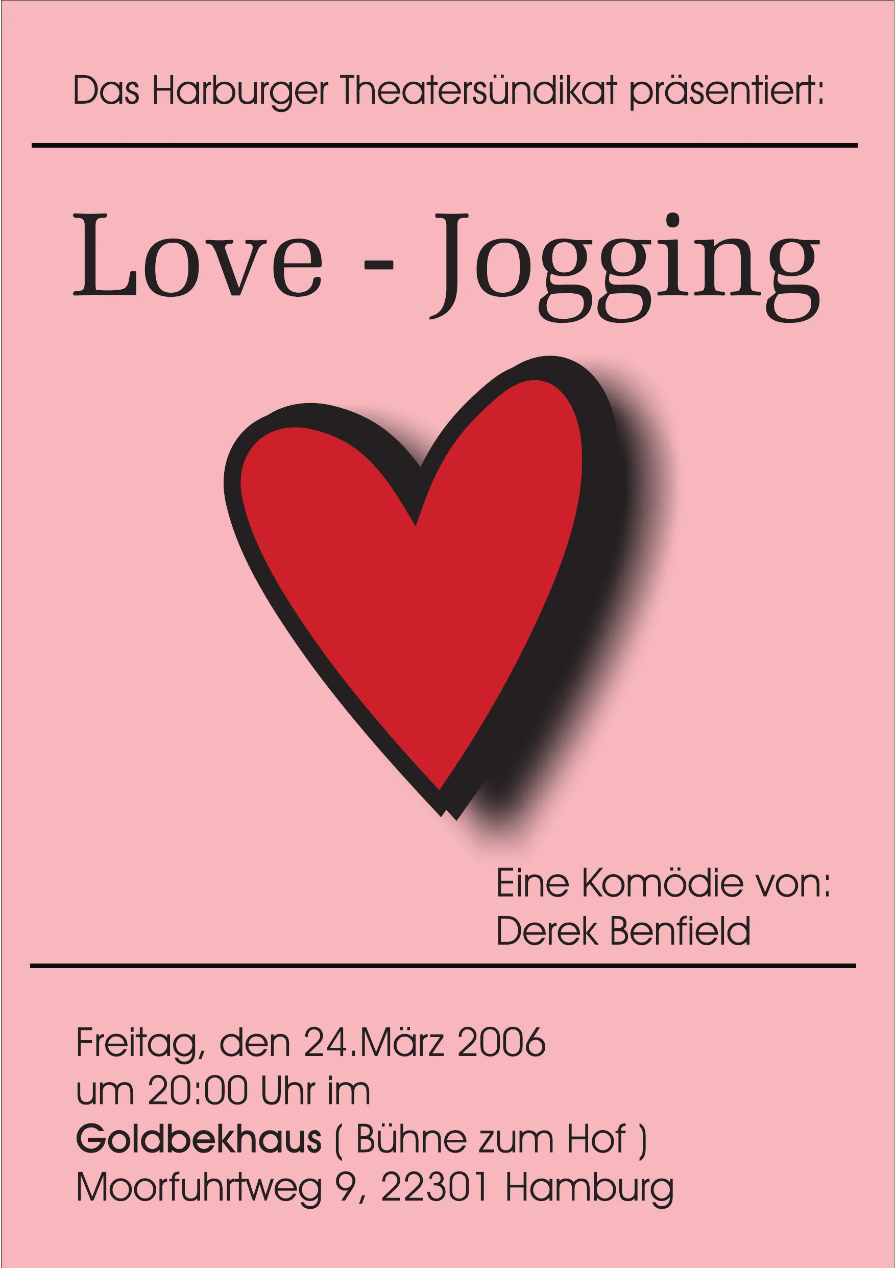 Love Jogging Poster