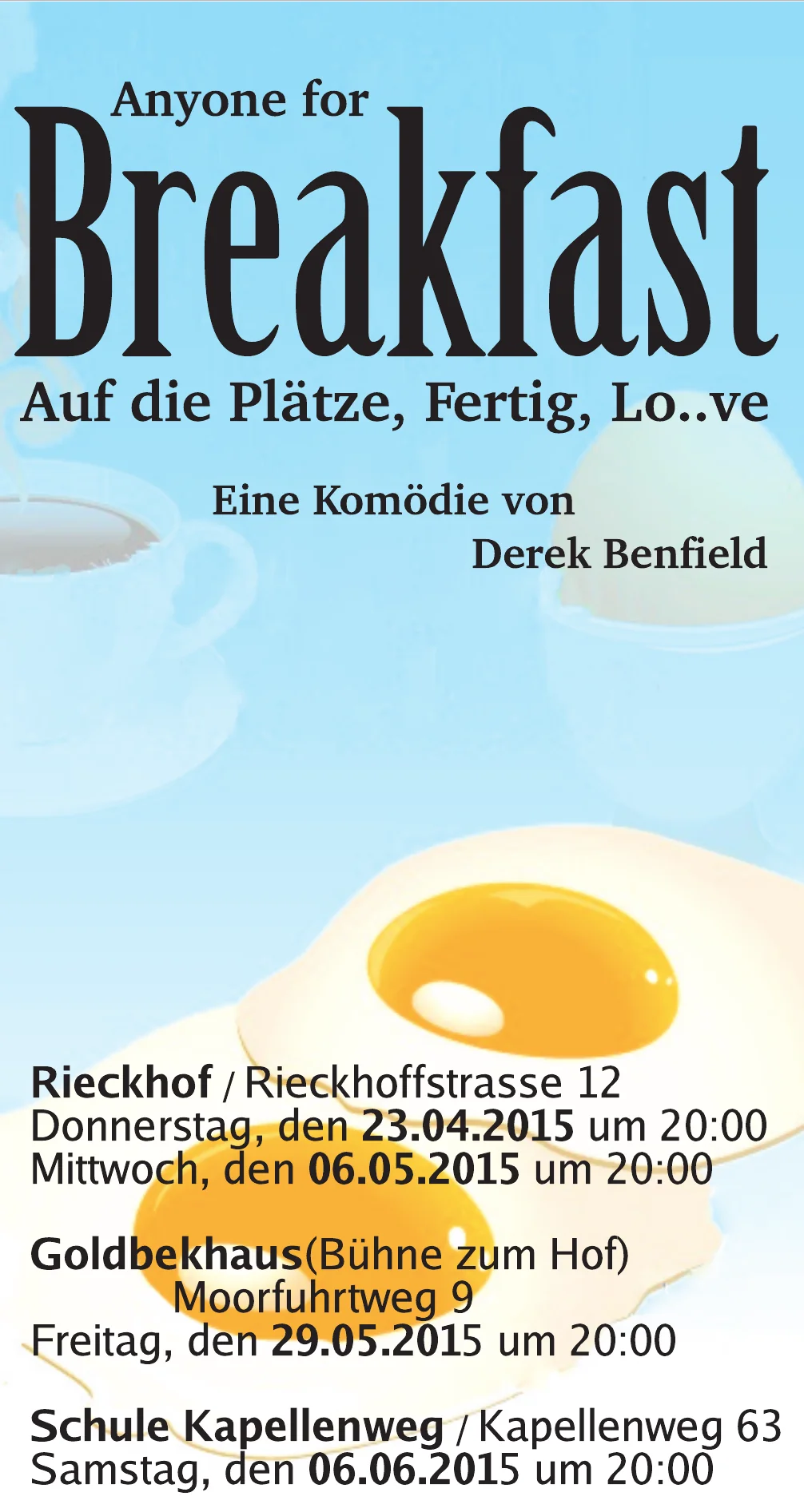 Anyone for Breakfast Poster